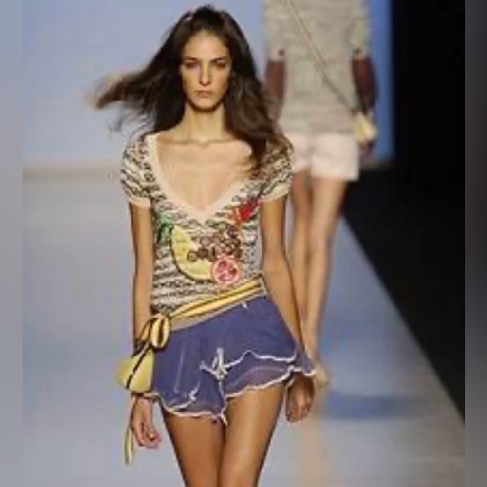 Missoni 2005 Collectable Fruit Applique Knit Sweater V Neck Limited Edit… - Picture 2 of 14